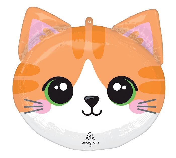 Cake Inventory Management Cute Kitty Shaped Foil Balloon 17Inches | Partytime HK