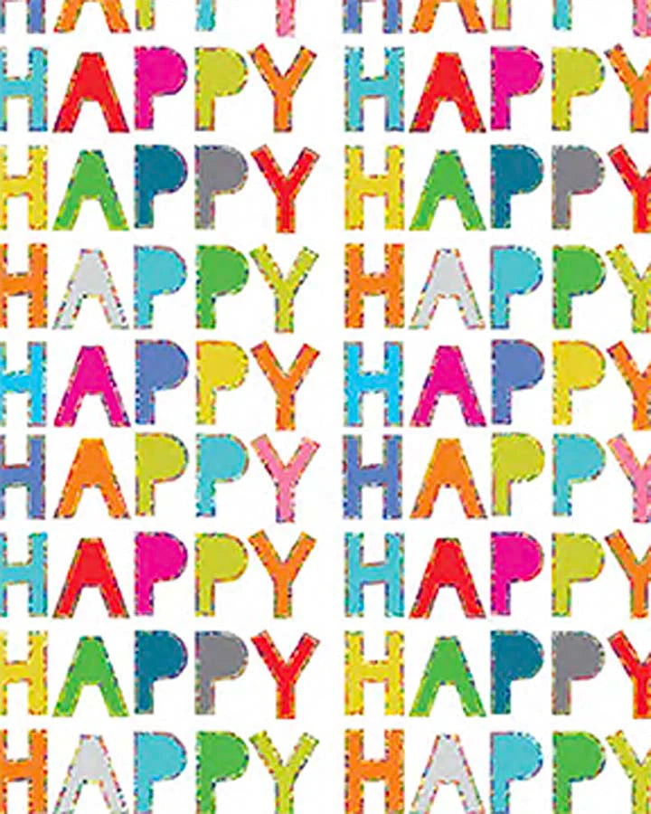 Happy Happy Happy Tissue Paper Pack of 4 | Partytime HK