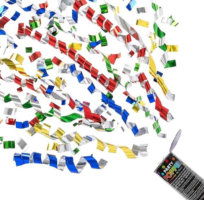 Multicolor Confetti Popper - Partytime
