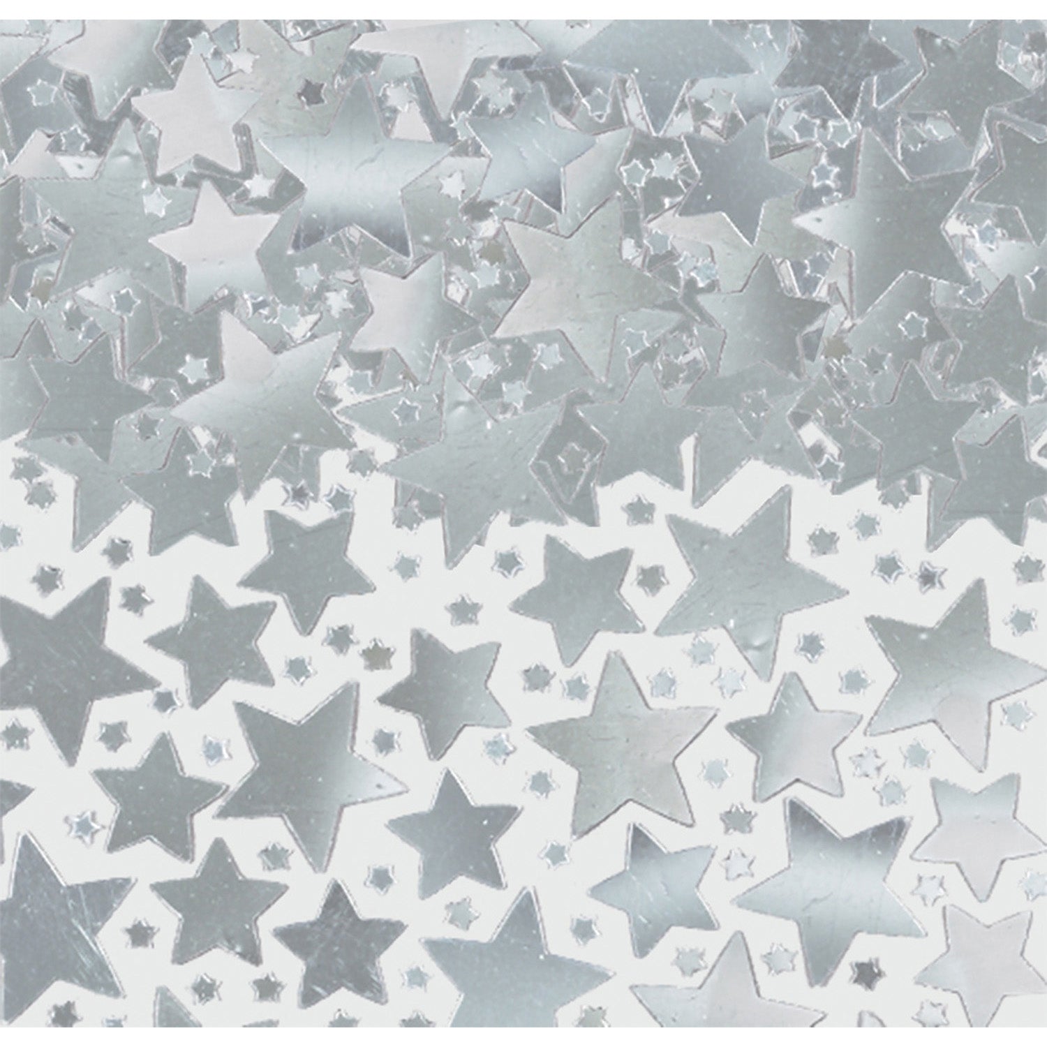 Silver Metallic Star Confetti – Partytime